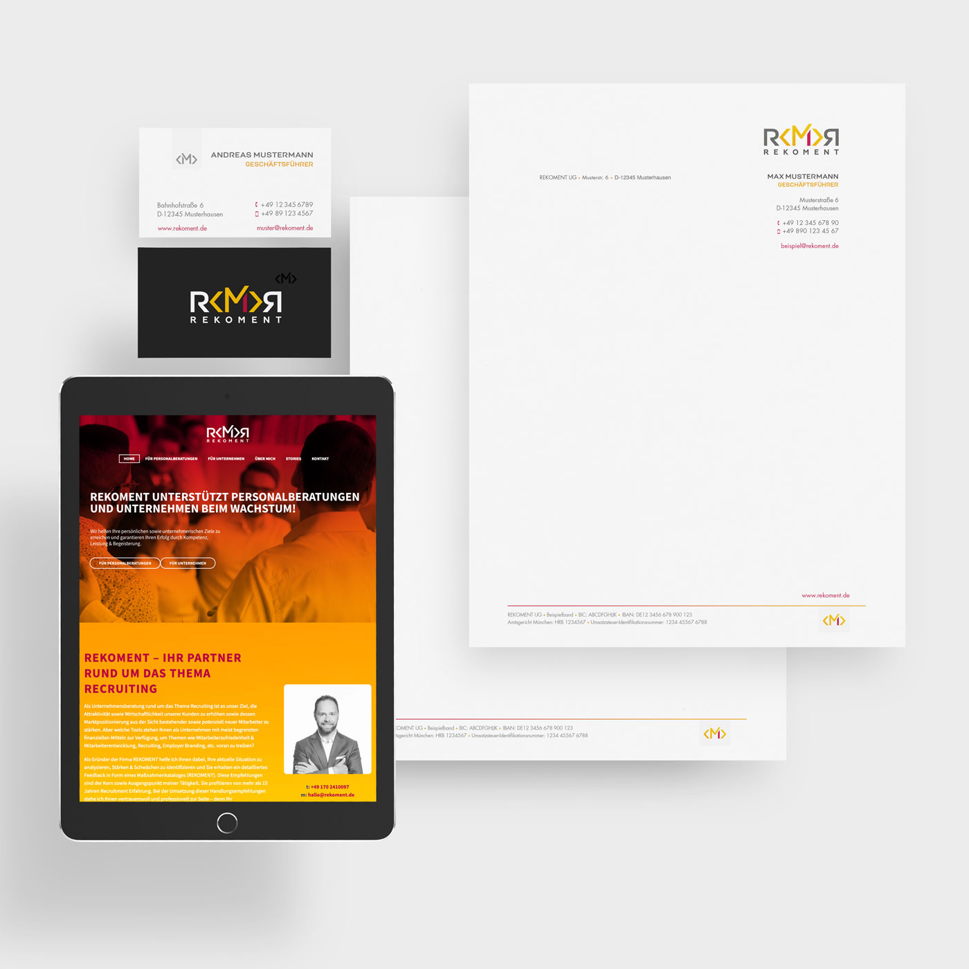 das Bild zeigt ein barrierefreies Corporate Design