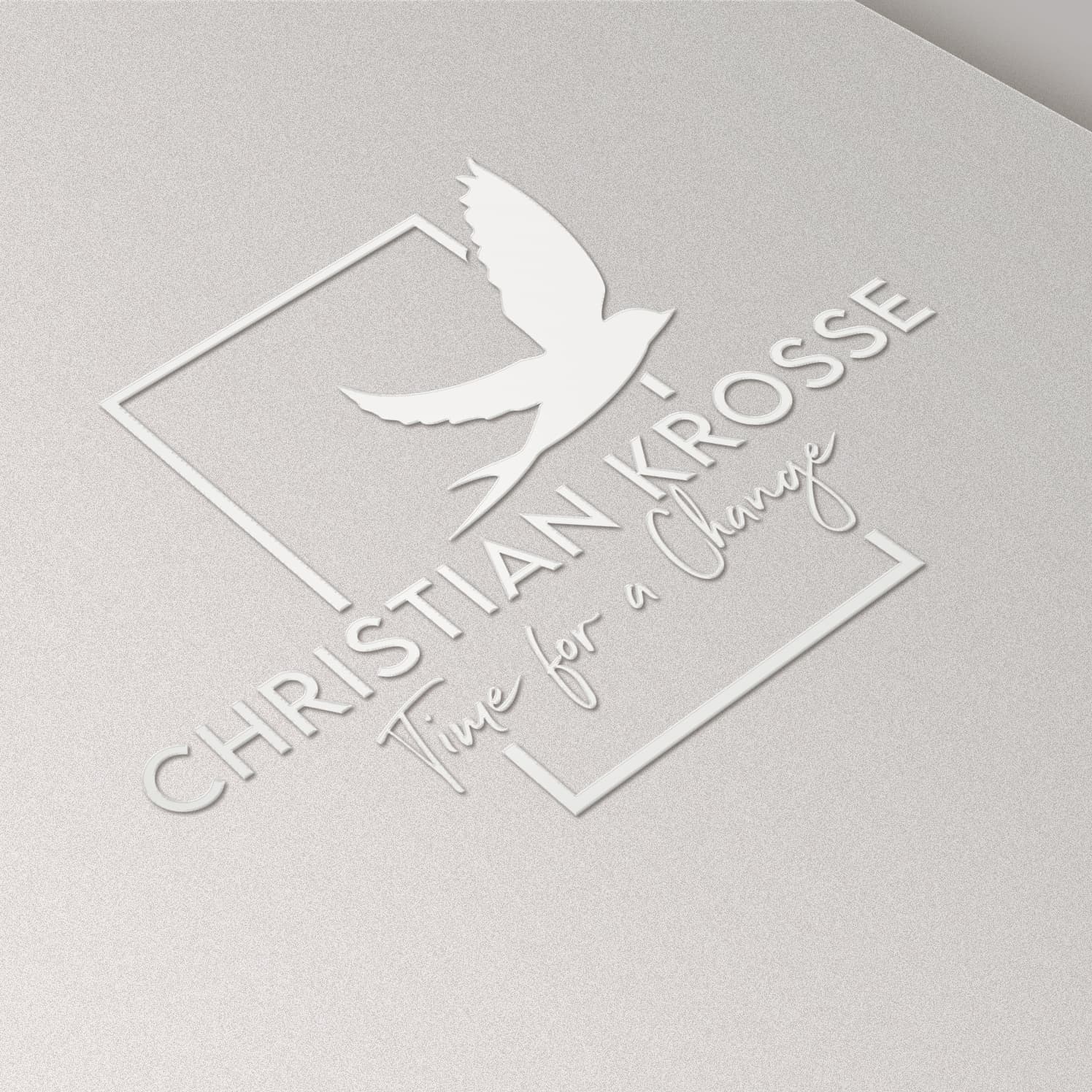 Das Bild zeigt ein Logo Design für Christian Krosse