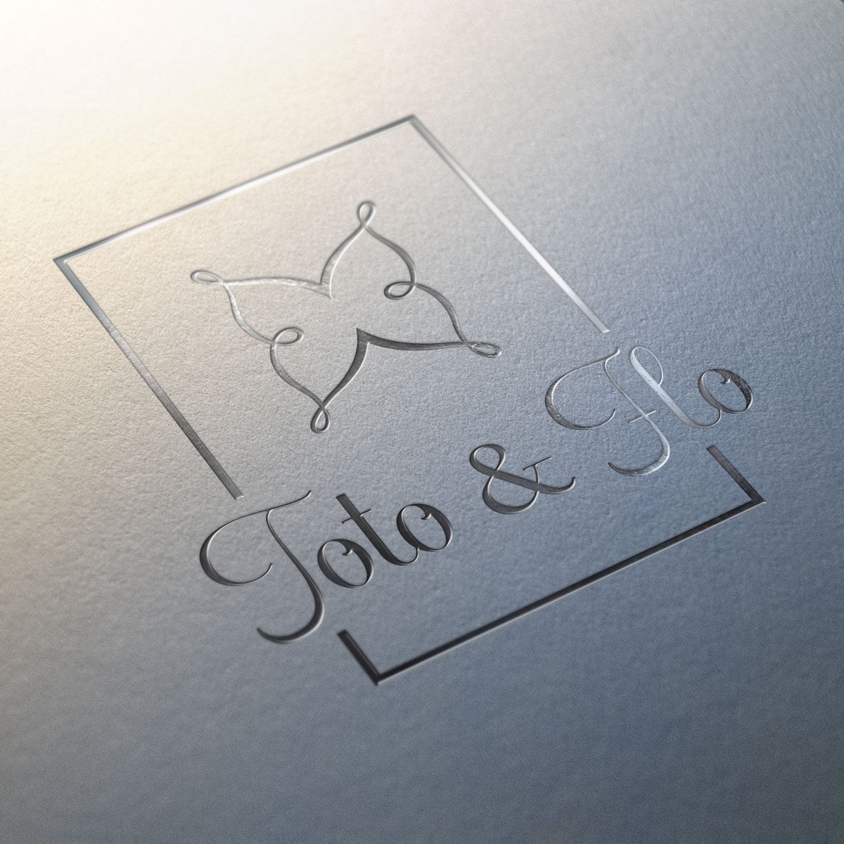 Das Bild zeigt ein Logo Design für Toto + Flo