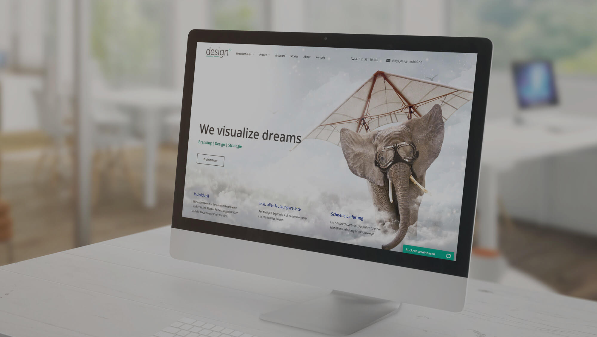 das Bild zeigt unser Barrierefreies Webdesign