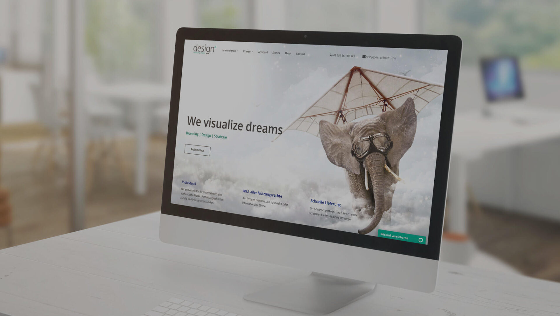 das Bild zeigt unser Barrierefreies Webdesign