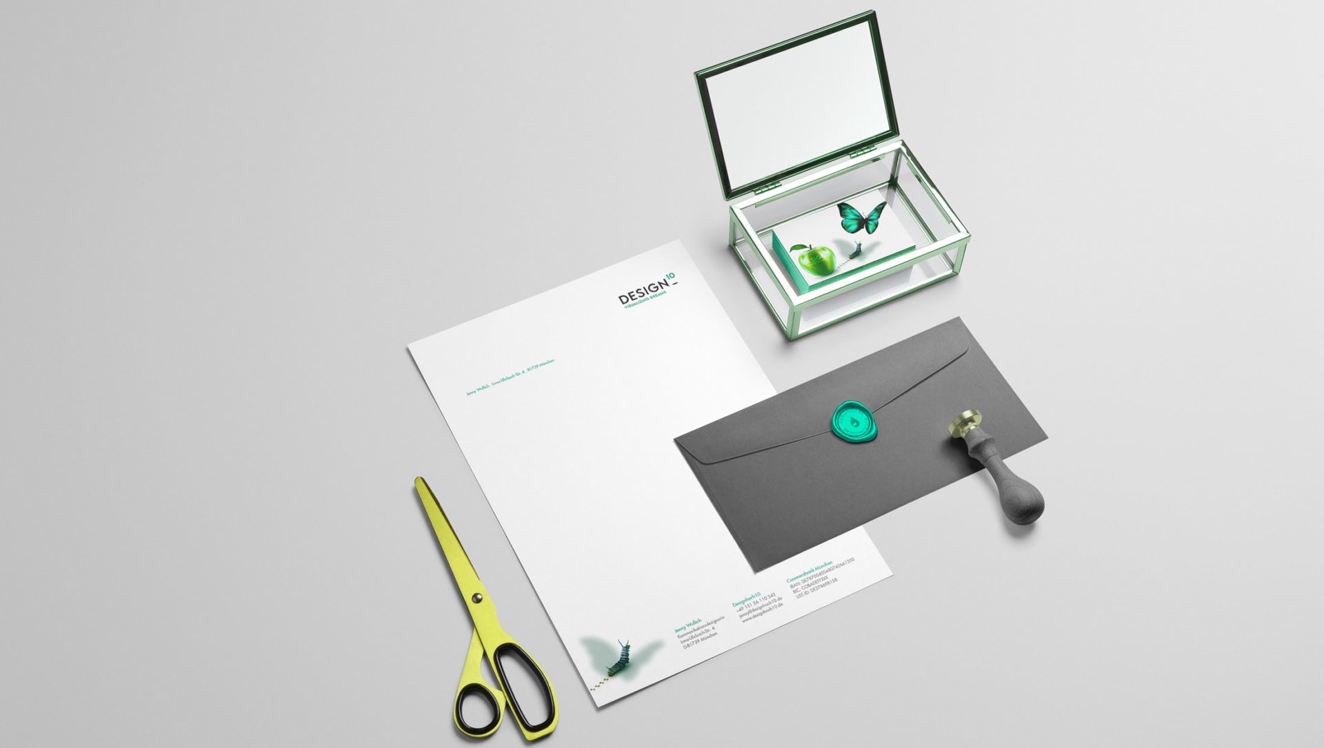 Das Bild zeigt das barrierefreie Corporate Design von Designhoch10 Muenchen