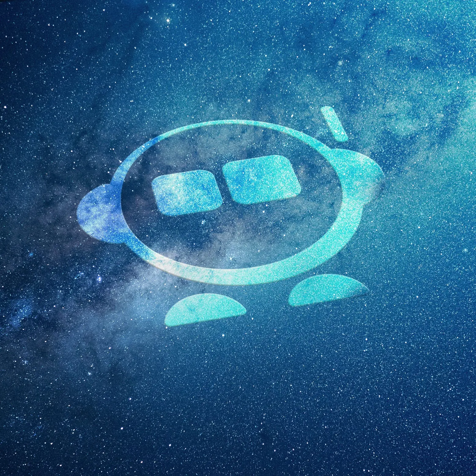 Bild zeigt einen kleinen Videonauten als Logoicon auf einem Sternenhintergrund